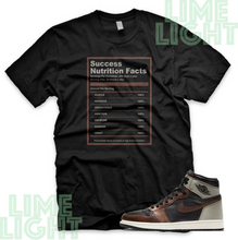 Load image into Gallery viewer, Air Jordan 1 Rust Shadow &quot;Success Fact&quot; Nike AJ1 Jordans Sneaker Match Shirt Tee
