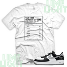 Load image into Gallery viewer, Air Force 1 Black Silver &quot;Success&quot; Nike AF1 Black Silver Sneaker Match Shirt
