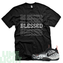 Load image into Gallery viewer, Halloween &quot;Blessed 7&quot; Nike Foamposite One Pro Black or White Sneaker Match Shirt

