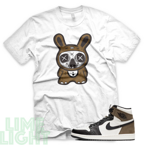 Dark Mocha "Lil Monsta" Air Jordan 1 Black or White Sneaker Match Shirt