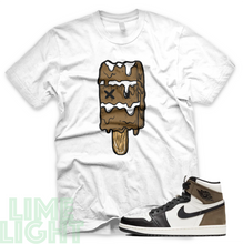 Load image into Gallery viewer, Dark Mocha &quot;Popsicle&quot; Air Jordan 1 Black or White Sneaker Match Shirt
