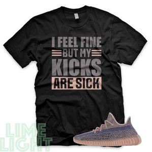 Yeezy Fade "Sick Kicks" Yeezy Boost 350 V2 Black or White Sneaker Match Shirt