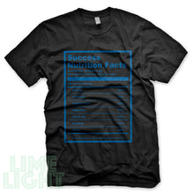 Load image into Gallery viewer, Game Royal Black &quot;SUCCESS NUTRITION FACTS&quot; Air Jordan 12 Retro Black Sneaker Shirt
