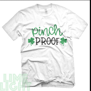 White "PINCH PROOF" St. Patrick's Day T-Shirt