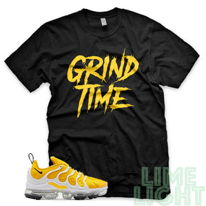 Speed Yellow Vapormax Plus "Grind Time" Black Sneaker Shirt