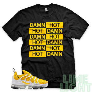 Speed Yellow Vapormax Plus "Hot Damn" Black Sneaker Shirt