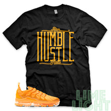 Load image into Gallery viewer, Laser Orange &quot;Stay Humble Hustle Hard&quot; Vapor Max Plus Black T-Shirt
