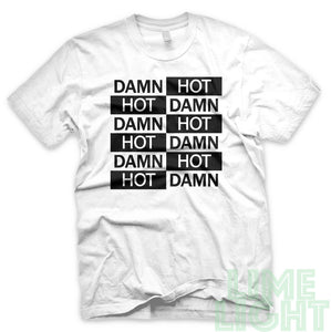 Black on White "Hot Damn" Yeezy Zebra | Jordan Air 5 Retro Oreo |  Kamikaze 2 OG Black Sneaker T-Shirt