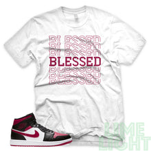 Load image into Gallery viewer, Noble &quot;Blessed 7&quot; Air Jordan 1 White Sneaker Shirt
