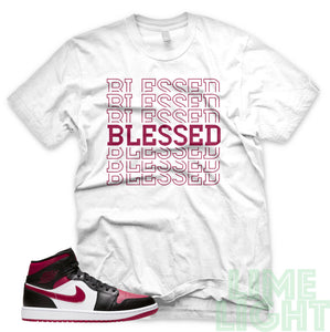 Noble "Blessed 7" Air Jordan 1 White Sneaker Shirt