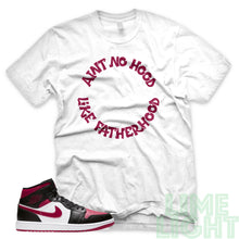 Load image into Gallery viewer, Noble &quot;Ain&#39;t No Hood Like Fatherhood&quot; Air Jordan 1 White Sneaker Shirt
