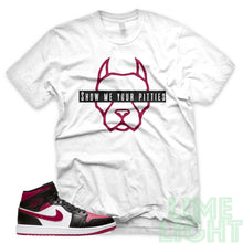 Load image into Gallery viewer, Noble &quot;Show Me Your Pitties&quot; Air Jordan 1 White Sneaker Shirt
