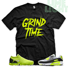Load image into Gallery viewer, Volt &quot;Grind Time&quot; Vapormax Flyknit | Air Max 90 | Air Force 1 x Off White Black Sneaker T-Shirt
