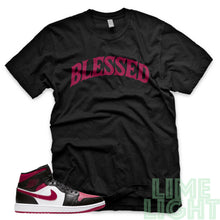 Load image into Gallery viewer, Noble &quot;BW Blessed&quot; Air Jordan 1 Black Sneaker Shirt
