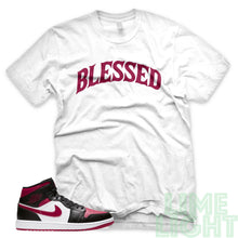 Load image into Gallery viewer, Noble &quot;Blessed&quot; Air Jordan 1 White Sneaker Shirt
