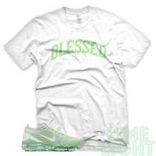 Load image into Gallery viewer, Ghost Green &quot;Blessed&quot; Vapormax Flyknit White Sneaker T-Shirt
