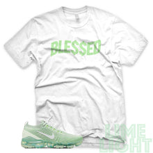 Load image into Gallery viewer, Ghost Green &quot;Money Blessed&quot; Vapormax Flyknit White Sneaker T-Shirt

