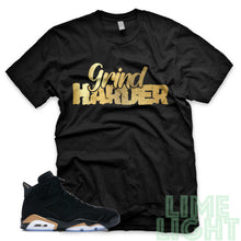 Load image into Gallery viewer, Jordan 6 DMP &quot;Grind Harder&quot; Air Jordan 6 Black Sneaker T-Shirt
