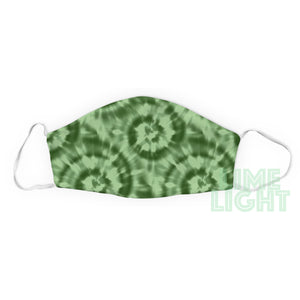 Green "Tie Dye" Cute Reusable Washable Face Mask with Free Filter