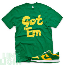 Load image into Gallery viewer, Brazil SB Dunk Low &quot;Got Em&quot; Green Sneaker T-Shirt
