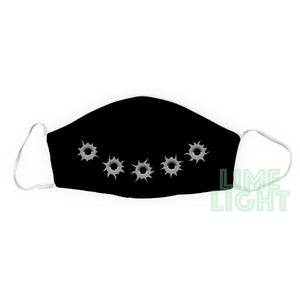 Bullet Hole "Smile" Double Layered Washable Reusable Face Mask