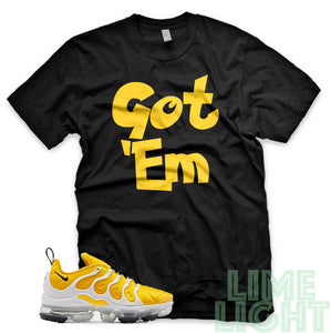 Speed Yellow Vapormax Plus "Got 'Em" Black Sneaker Shirt