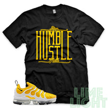 Load image into Gallery viewer, Speed Yellow Vapormax Plus &quot;Stay Humble Hustle Hard&quot; Black Sneaker Shirt
