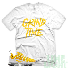 Load image into Gallery viewer, Speed Yellow Vapormax Plus &quot;Grind Time&quot; White Sneaker Shirt
