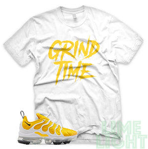 Speed Yellow Vapormax Plus "Grind Time" White Sneaker Shirt