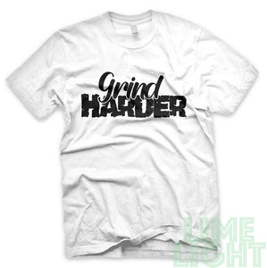 Black on White "Grind Harder" Yeezy Zebra | Jordan Air 5 Retro Oreo |  Kamikaze 2 OG Black Sneaker T-Shirt