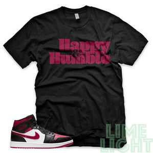 Noble "Happy and Humble" Air Jordan 1 Black Sneaker Shirt