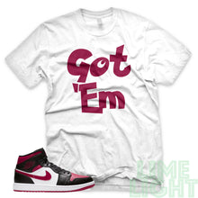 Load image into Gallery viewer, Noble &quot;Got &#39;Em&quot; Air Jordan 1 White Sneaker Shirt
