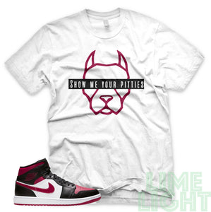 Noble "Show Me Your Pitties" Air Jordan 1 White Sneaker Shirt