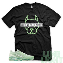 Load image into Gallery viewer, Ghost Green &quot;Show Me Your Pitties&quot; Vapormax Flyknit Black Sneaker Shirt
