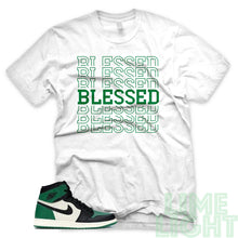 Load image into Gallery viewer, Pine Green &quot;Blessed 7&quot; Air Jordan 1 Retro High OG White Sneaker T-Shirt
