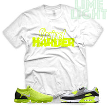 Load image into Gallery viewer, Volt &quot;Grind Harder&quot; Vapormax Flyknit | Air Max 90 | Air Force 1 x Off White Sneaker T-Shirt
