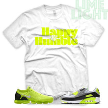 Load image into Gallery viewer, Volt &quot;Happy and Humble&quot; Vapormax Flyknit | Air Max 90 | Air Force 1 x Off White Sneaker T-Shirt
