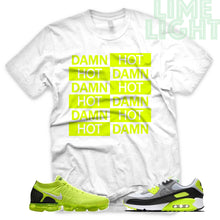 Load image into Gallery viewer, Volt &quot;Hot Damn&quot; Vapormax Flyknit | Air Max 90 | Air Force 1 x Off White Sneaker T-Shirt
