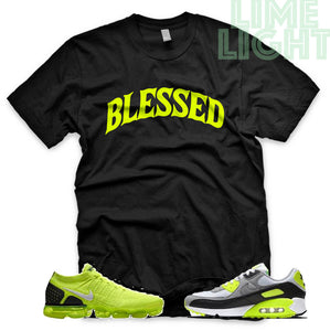 Volt "Blessed" Vapormax Flyknit | Air Max 90 | Air Force 1 x Off White Black Sneaker T-Shirt