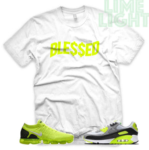 Volt "Money Blessed" Vapormax Flyknit | Air Max 90 | Air Force 1 x Off White | White Sneaker T-Shirt