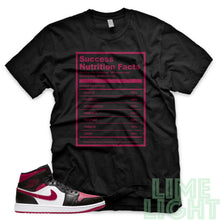 Load image into Gallery viewer, Noble &quot;Success Nutrition Facts&quot; Air Jordan 1 Black Sneaker Shirt
