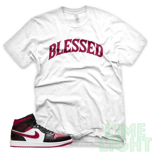 Noble "Blessed" Air Jordan 1 White Sneaker Shirt