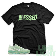 Load image into Gallery viewer, Ghost Green &quot;Money Blessed&quot; Vapormax Flyknit Black Sneaker T-Shirt

