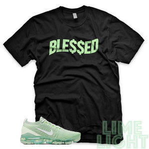 Ghost Green "Money Blessed" Vapormax Flyknit Black Sneaker T-Shirt