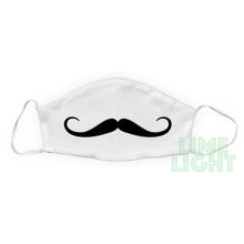 Load image into Gallery viewer, Silly &quot;Mustache&quot; Washable Reusable Face Mask with Interior Filter Pocket
