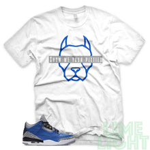 Load image into Gallery viewer, Varsity Royal &quot;Show Me Your Pitties&quot; Air Jordan 3 White Sneaker Shirt
