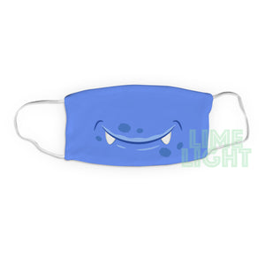 Blue "Monster" Childrens Youth Reusable Washable Face Mask