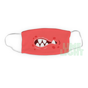 Coral "Monster" Childrens Youth Reusable Washable Face Mask