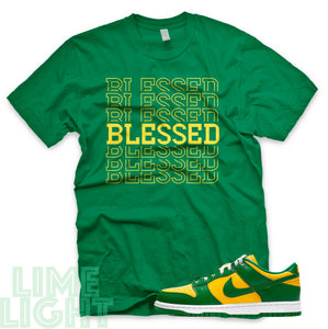 Brazil SB Dunk Low "Blessed 7" Green Sneaker T-Shirt