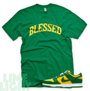 Brazil SB Dunk Low "Blessed" Green Sneaker T-Shirt